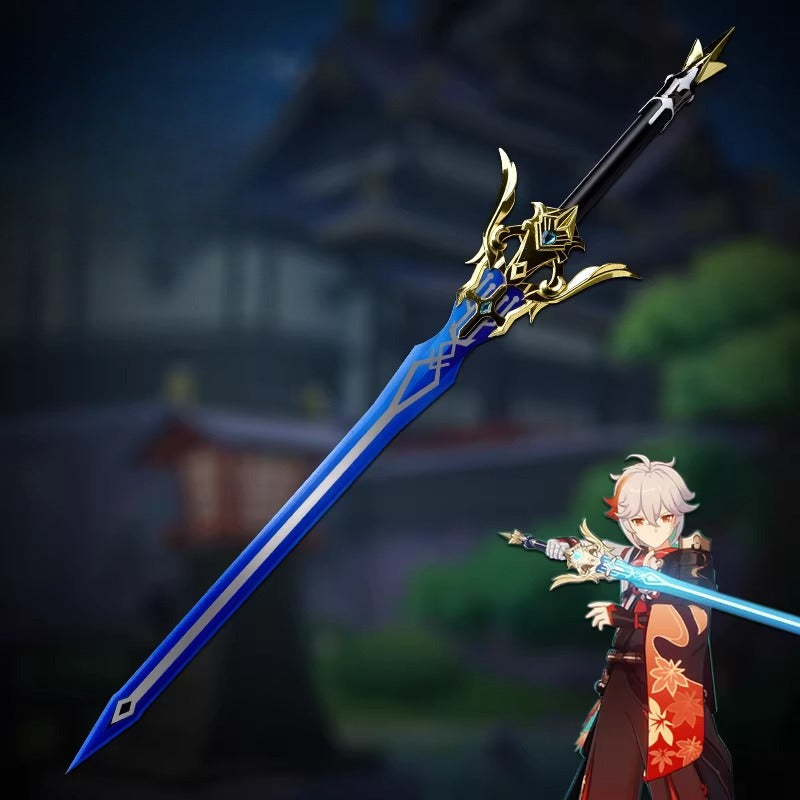 Genshin Impact Wolf’s Gravestone – Canggu Ziyou Zhishi Replica Sword Set 