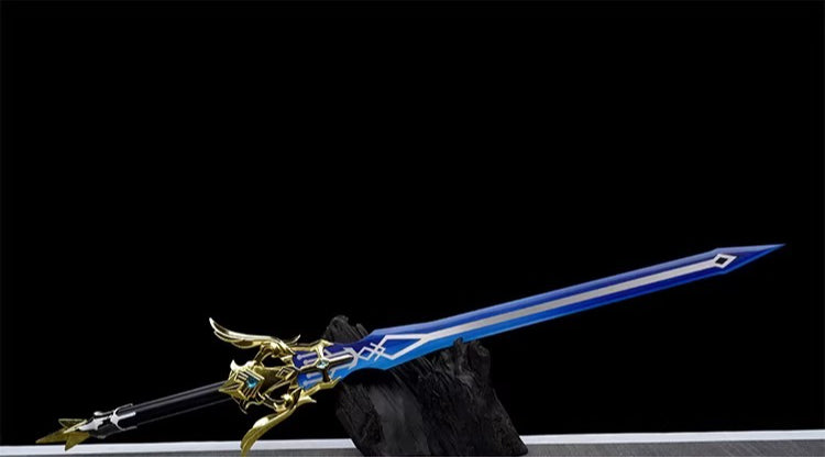 Genshin Impact Wolf’s Gravestone – Canggu Ziyou Zhishi Replica Sword Set 