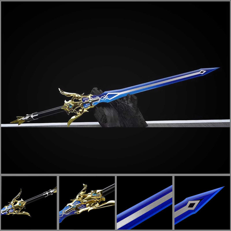Genshin Impact Wolf’s Gravestone – Canggu Ziyou Zhishi Replica Sword Set 