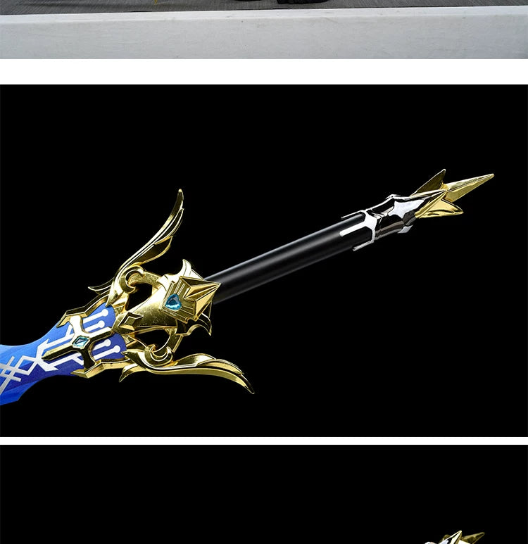 Genshin Impact Wolf’s Gravestone – Canggu Ziyou Zhishi Replica Sword Set 