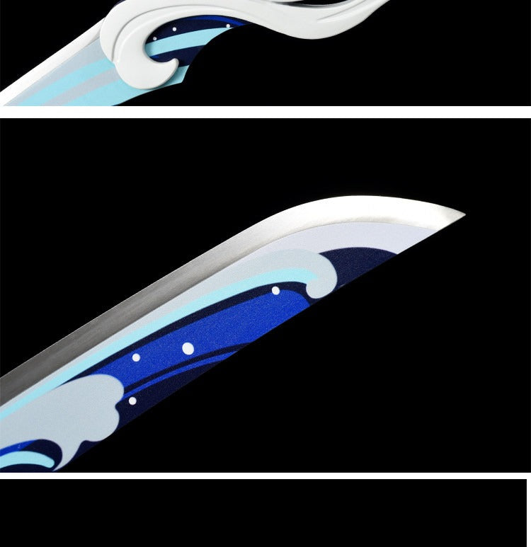 Genshin Impact Akuoumaru Metal Sword Replica – 1:1 Cosplay Weapon 