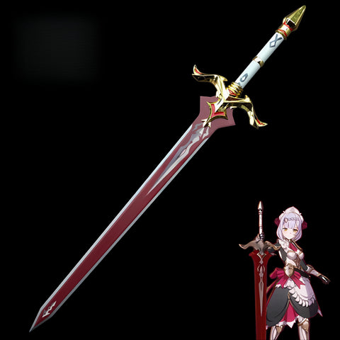 collectible genshin impact metal sword replicas for cosplay display