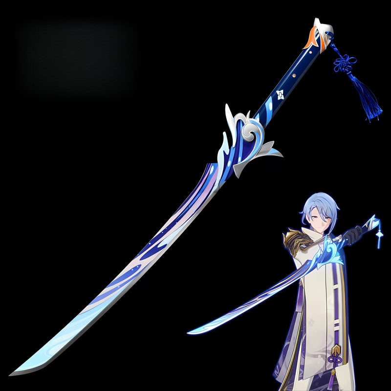 Genshin Impact Metal Sword Replicas 1:1 Cosplay Weapon Collection 