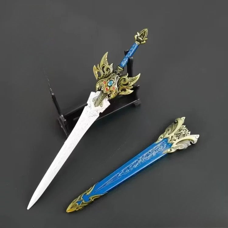 Genshin Impact Mini Alloy Weapon Model 22cm Collectible Anime Prop Gift 