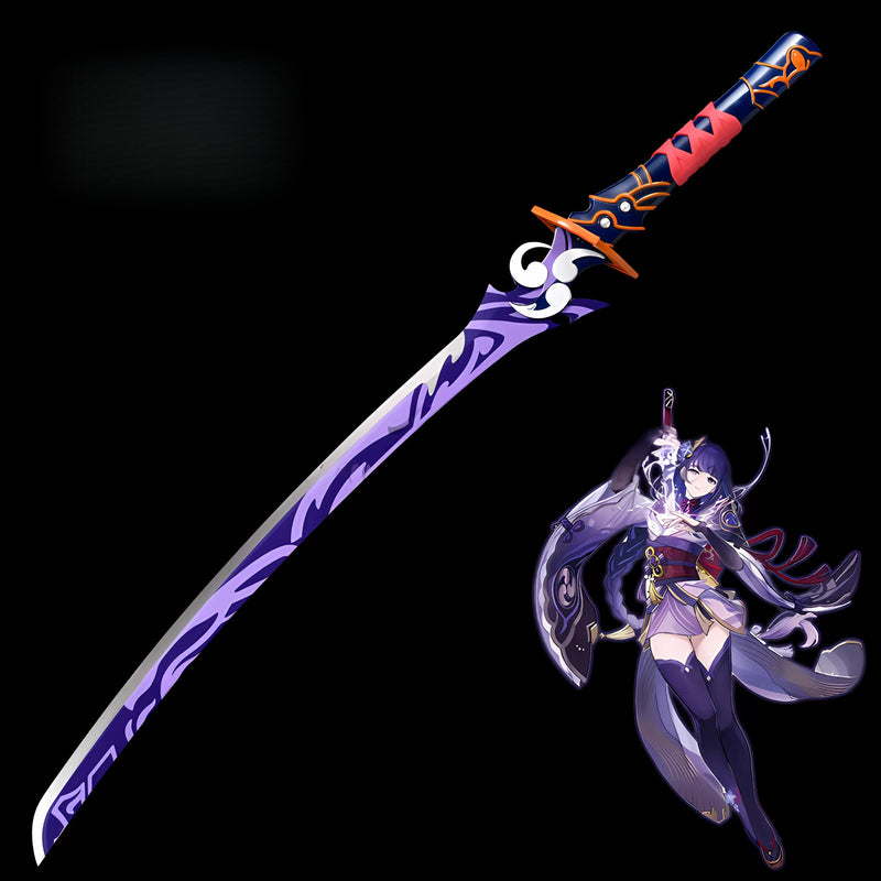 Musou no Hitotachi Sword Replica - Raiden Shogun 1:1 Metal Cosplay Weapon 