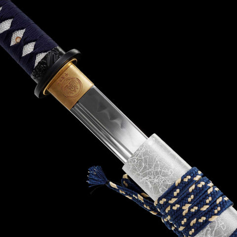 durable 1045 high carbon steel katana straight blade strength and balance