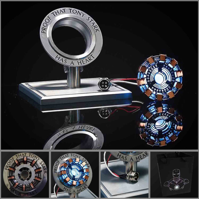 Iron Man MK1 Arc Reactor 1:1 Chest Light Replica LED Display 