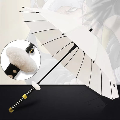 katana umbrella sleek sword silhouette design fashion accessory look