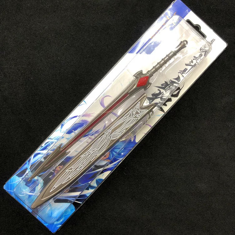 Genshin Impact Mini Alloy Weapon Model 22cm Collectible Anime Prop Gift 