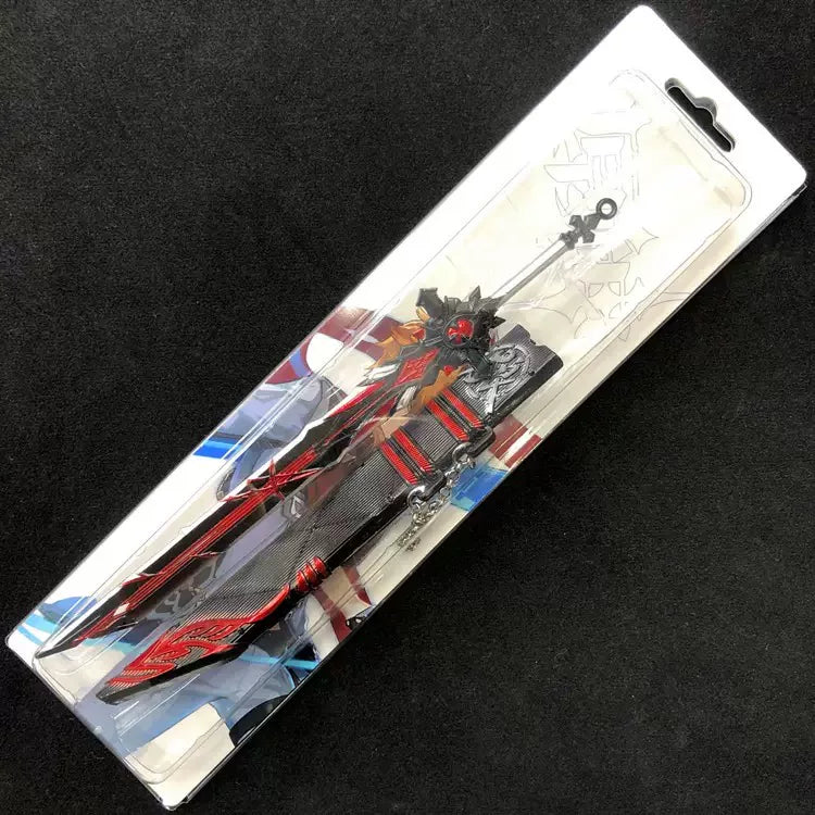 Genshin Impact Mini Alloy Weapon Model 22cm Collectible Anime Prop Gift 