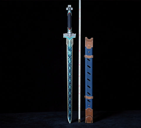 Moye Sword alongside Ganjiang Sword full metal cosplay set