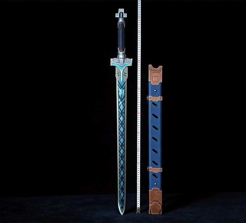 Overwatch Ganjiang Sword Replica 1:1 Scale Full Metal Cosplay 