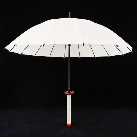 rengoku detachable sword umbrella katana handle design demon slayer cosplay umbrella detail
