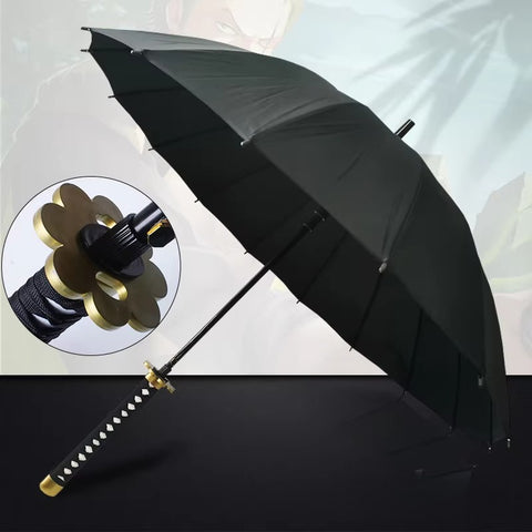 detachable sword umbrella shusui black katana cosplay umbrella removable handle design