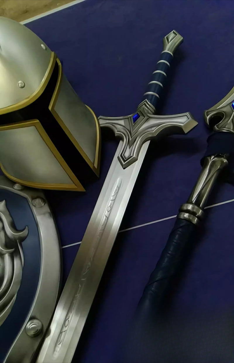 Stormwind Soldier One-Hand Sword 1:1 Metal Replica WoW Cosplay 