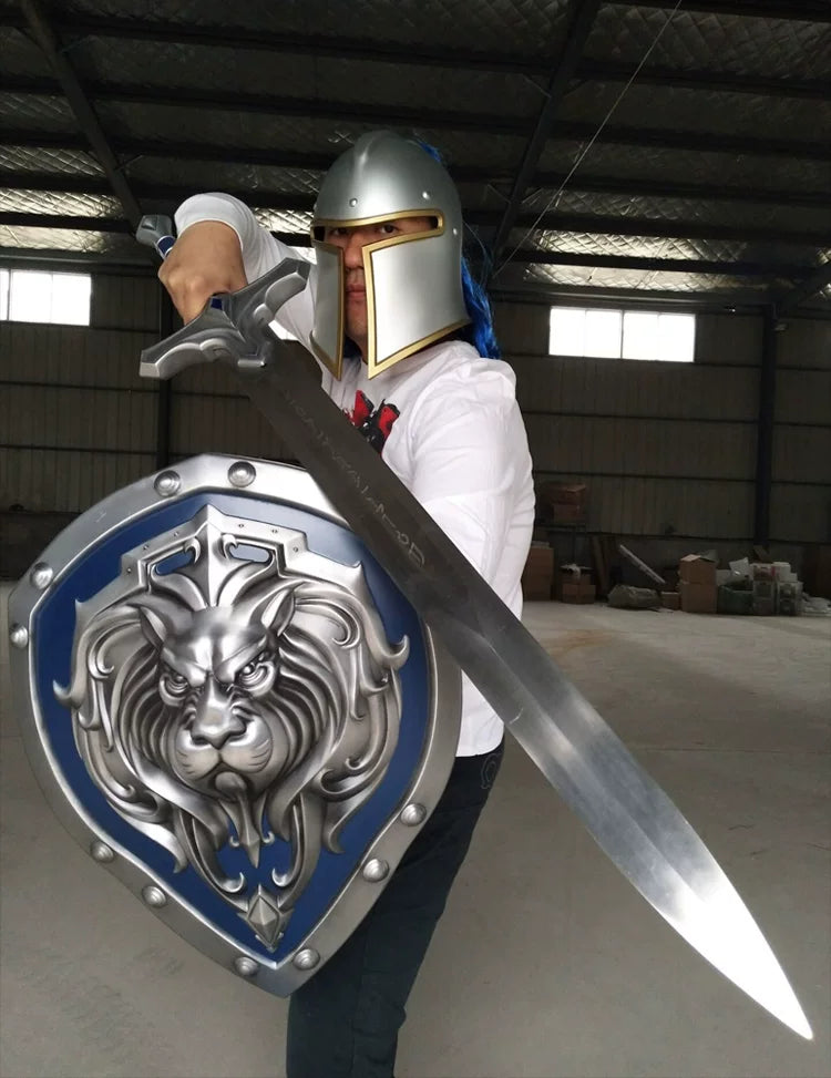 World of Warcraft Stormwind Sword Shield 1:1 Replica Set 