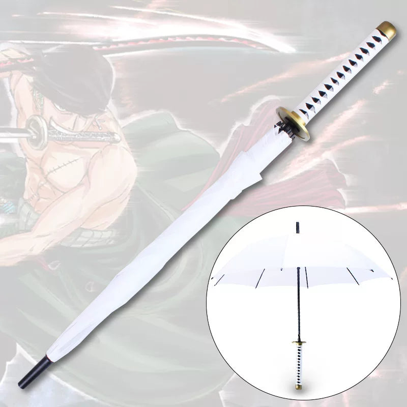 Anime Katana Sword Umbrella 16 Rib Windproof Cosplay Samurai 