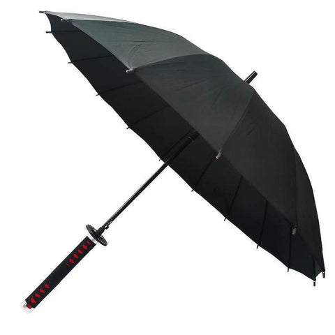 tanjirou sword umbrella with carry sleeve included portable anime umbrella set