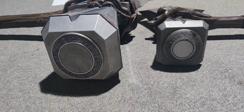 Thor Stormbreaker 2.0 & Mjolnir 1:1 Full Metal Replica Set 