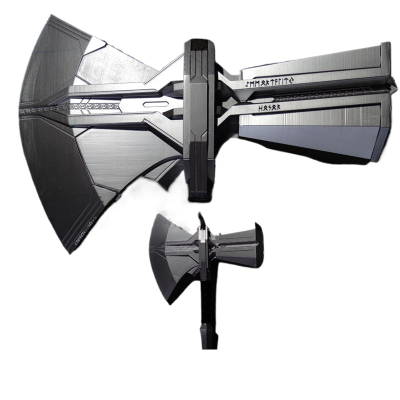 Thor Stormbreaker 2.0 & Mjolnir 1:1 Full Metal Replica Set 