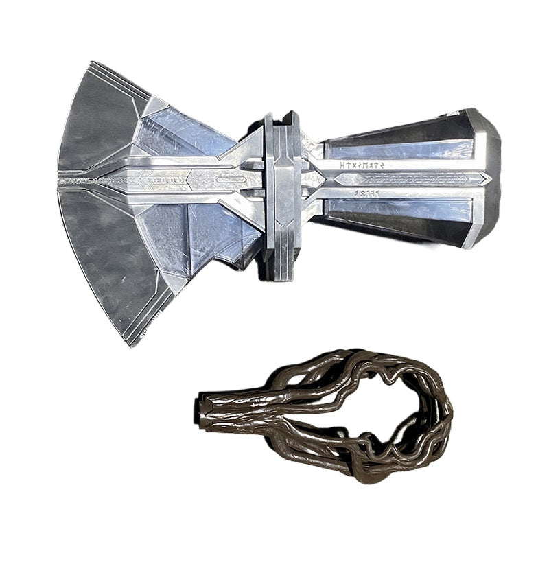 Thor Stormbreaker 2.0 & Mjolnir 1:1 Full Metal Replica Set 