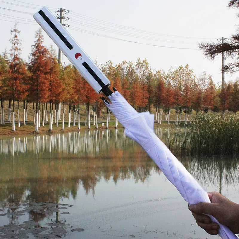 Anime Katana Sword Umbrella 16 Rib Windproof Cosplay Samurai 