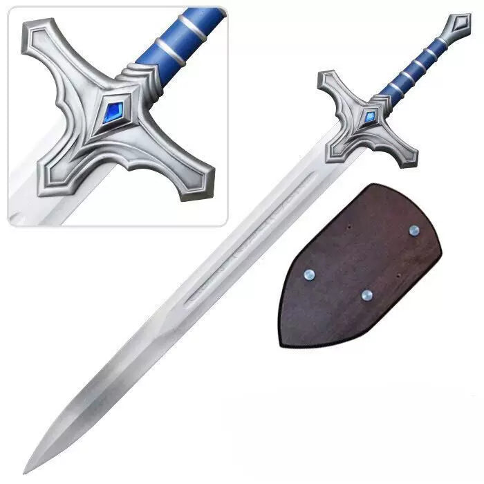 Stormwind Soldier One-Hand Sword 1:1 Metal Replica WoW Cosplay 
