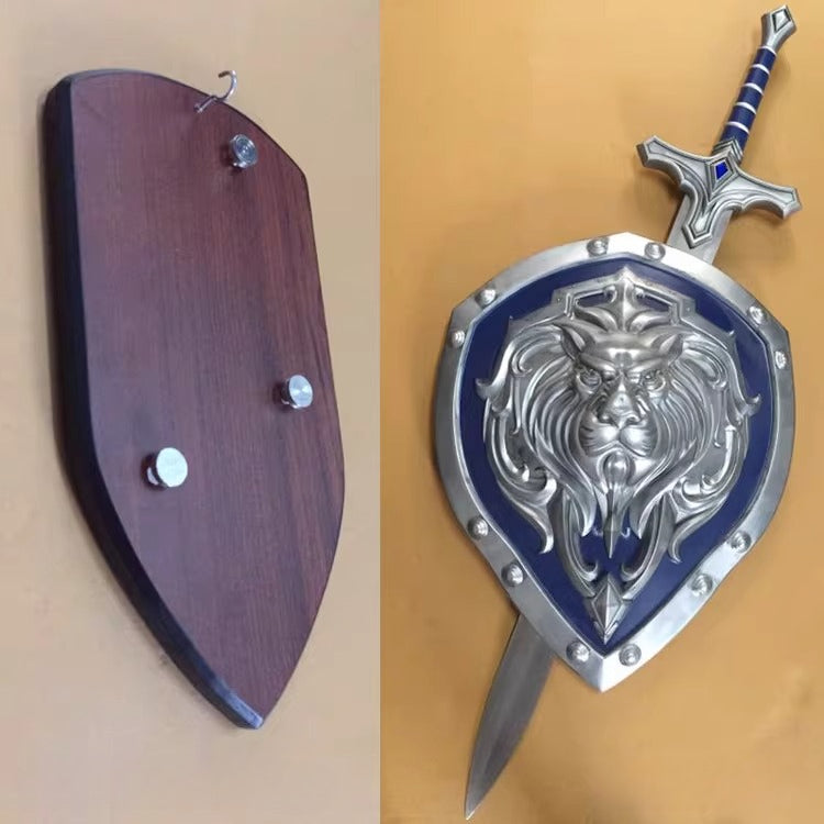 World of Warcraft Stormwind Sword Shield 1:1 Replica Set 